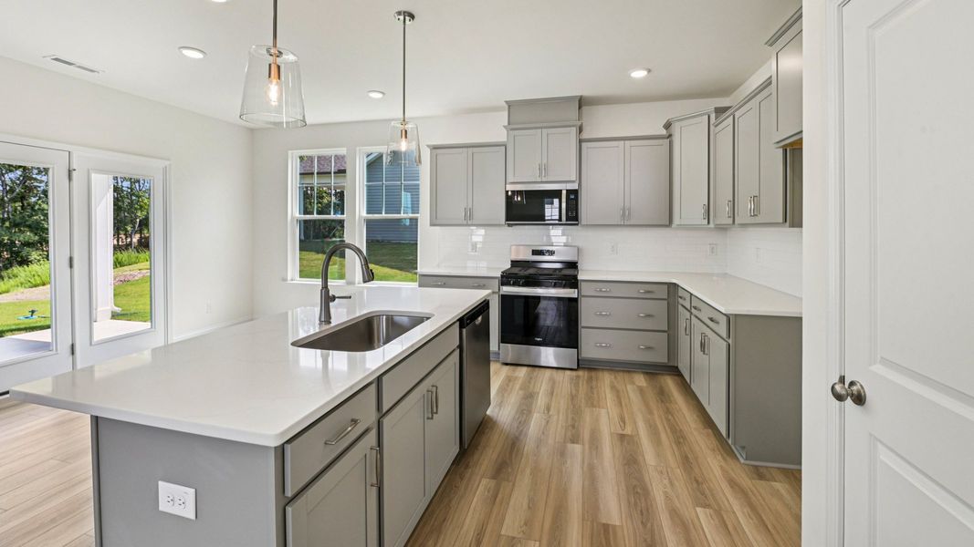 Furnished interior view inside a new home in The Farm at Neill's Creek, Lillington (Image 11).