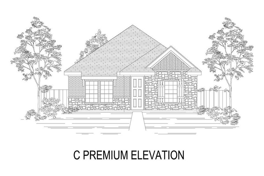 Representative rendering of the exterior for the Caddo R by First Texas Homes (Image 5). Representative rendering of the exterior for the Caddo R by First Texas Homes (Image 5).