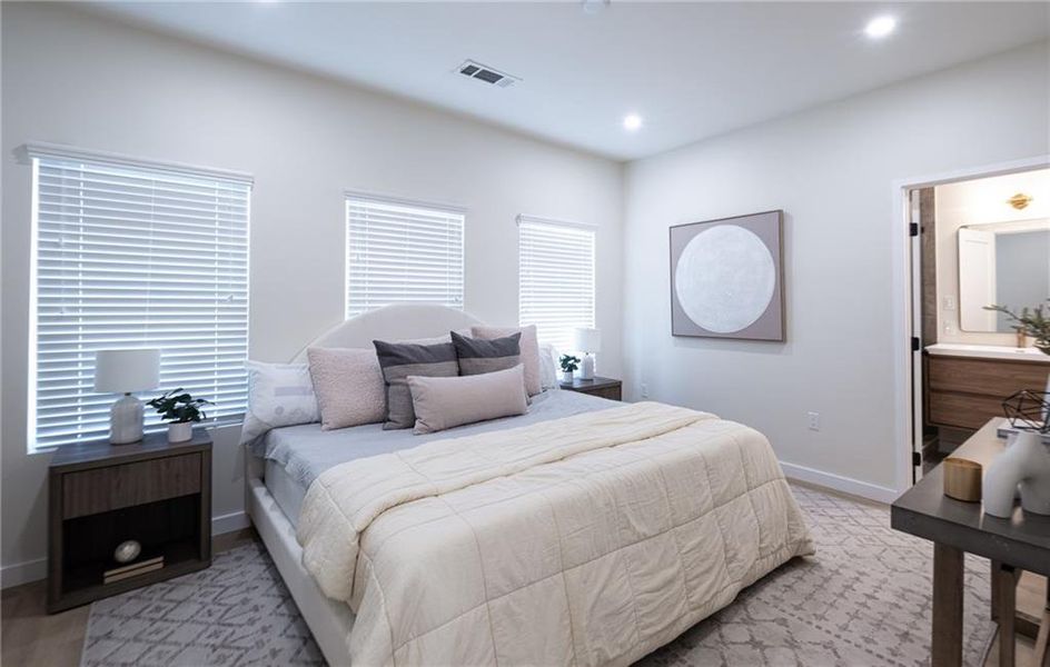 Furnished interior view inside a new home in , Atlanta (Image 7).