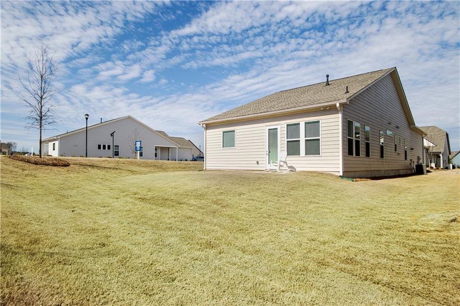 Exterior details and patio area of a home in , Newnan (Image 22).