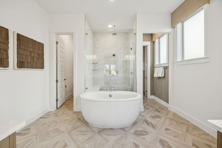 Furnished interior view inside a new home in Ryehill, Sugar Land (Image 25).