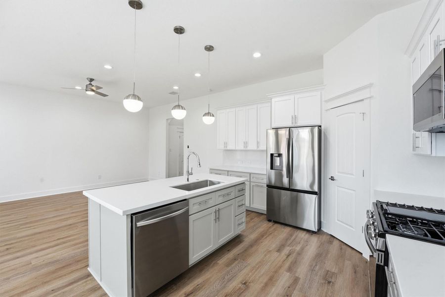 Furnished interior view inside a new home in , Houston (Image 10). Furnished interior view inside a new home in , Houston (Image 10).