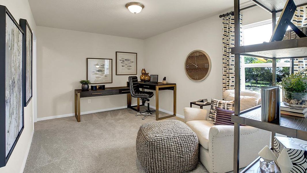 Furnished interior view inside a new home in Southgrove, Kyle (Image 29).