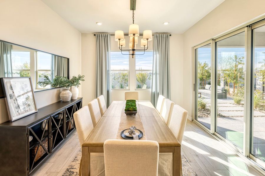 Representative furnished interior of a home built from the Aspen Plan 4512 by Tri Pointe Homes in Terraza, San Tan Valley (Image 8).