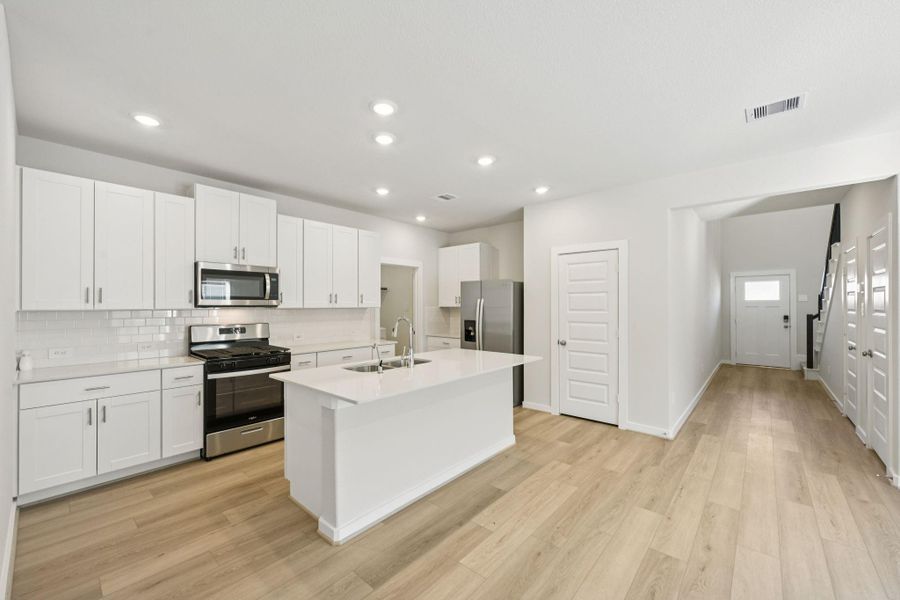 Photo is not of the actual home, but is an inspirational photo of builder’s model home and may depict options, furnishings, and/or decorator features that are not included