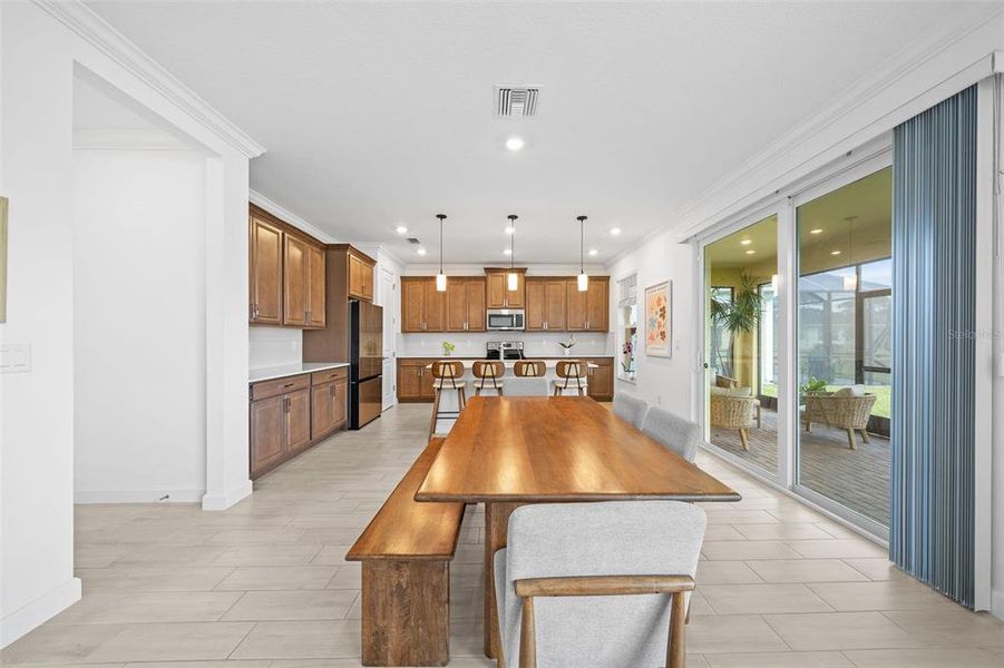 Furnished interior view inside a new home in , Palm Bay (Image 13). Furnished interior view inside a new home in , Palm Bay (Image 13).