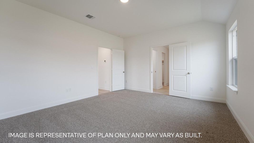 Spacious, unfurnished interior of a new home in Prairie Lakes, Buda (Image 11).