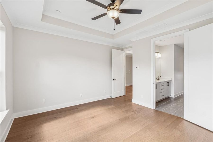 Spacious, unfurnished interior of a new home in Crescent Pointe at Great Sky, Canton (Image 19).