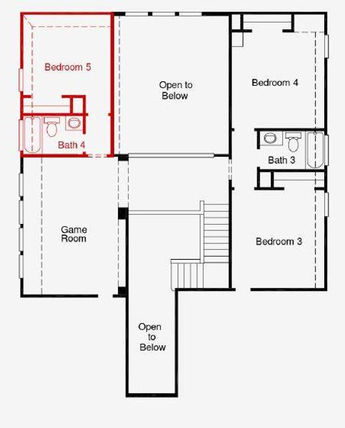2nd Floorplan - Representative Photo 2nd Floorplan - Representative Photo