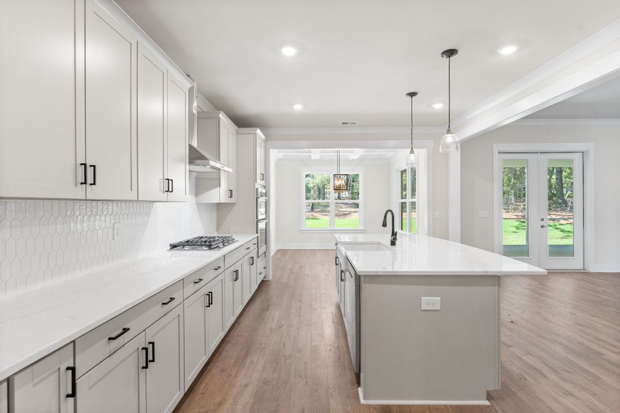 Representative furnished interior of a home built from the Chadwick by Hunter Quinn Homes in Walker's Pointe, Anderson (Image 8).