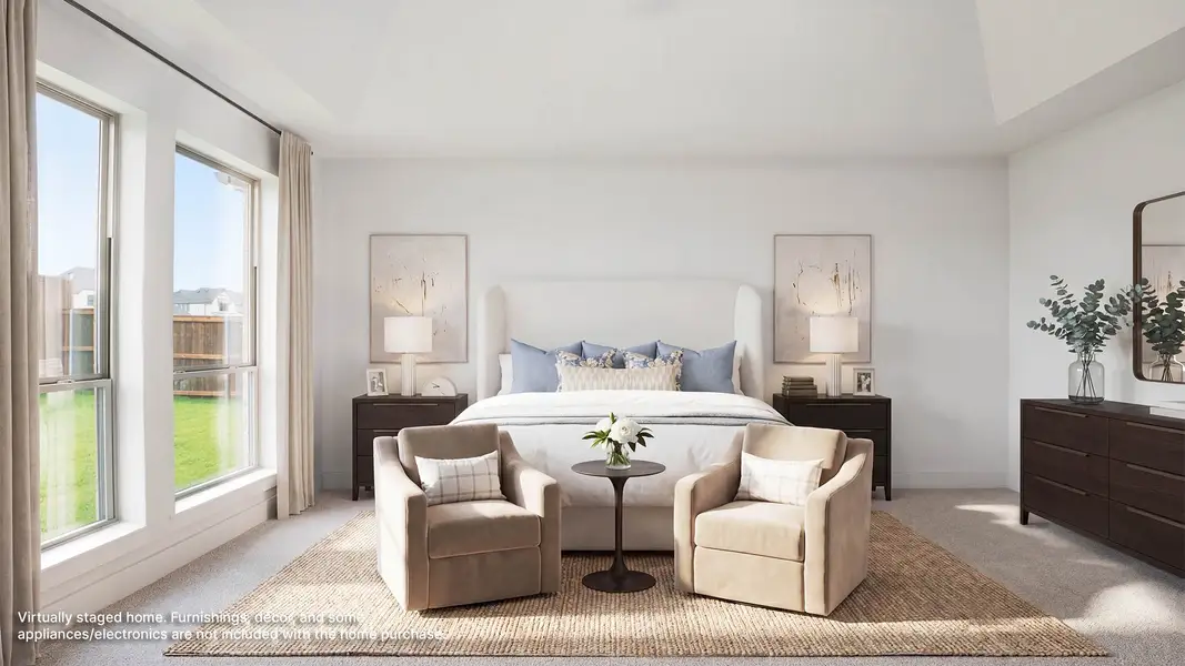 Furnished interior view inside a new home in The Parks at Wilson Creek, Celina (Image 7).