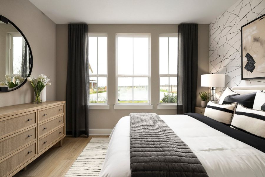 Representative furnished interior of a home built from the McKinney by Tri Pointe Homes in Lariat, Liberty Hill (Image 37).