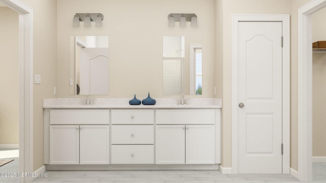 Furnished interior view inside a new home in Avalon Woods, Jacksonville (Image 10).