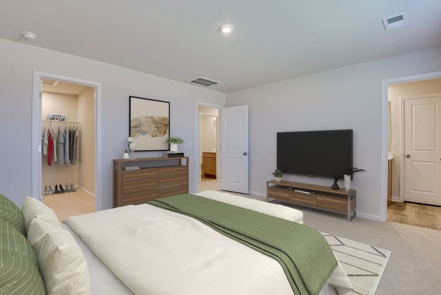 Furnished interior view inside a new home in Essence at Victorywoods Village, Columbia (Image 2).