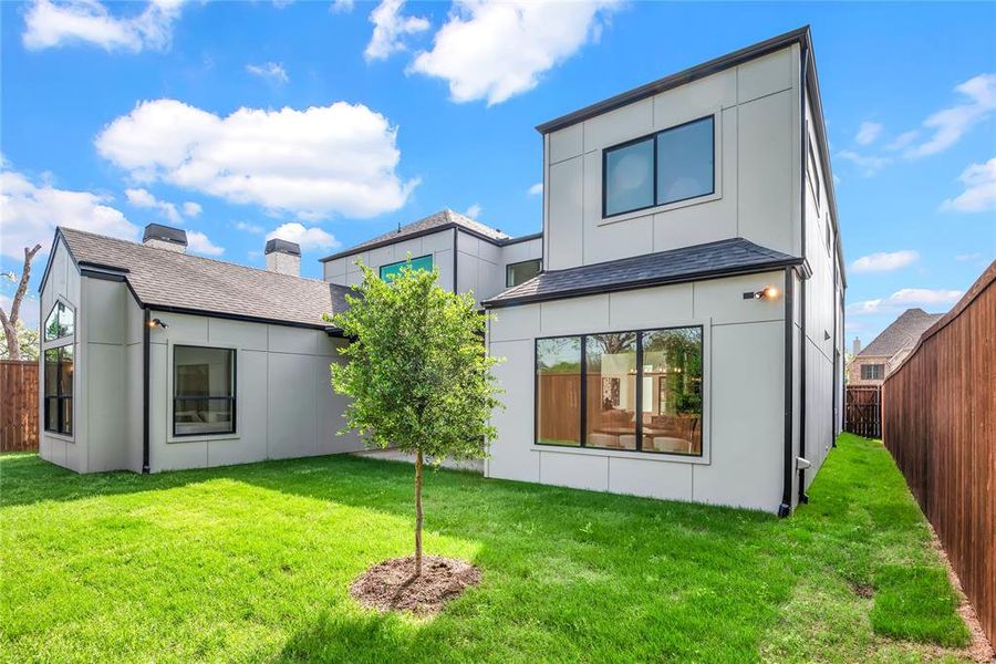 Exterior details and patio area of a home in , Dallas (Image 2). Exterior details and patio area of a home in , Dallas (Image 2).