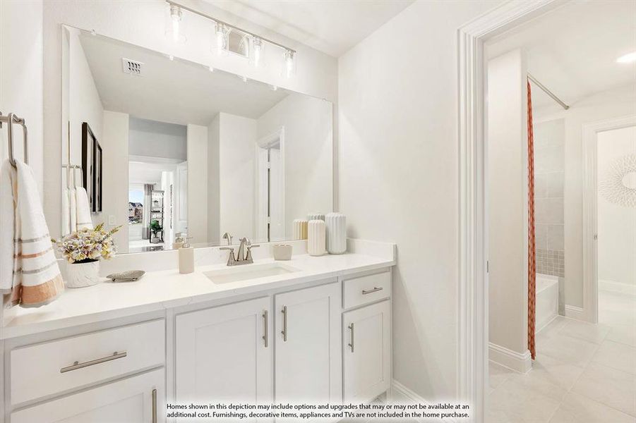 Furnished interior view inside a new home in Sutton Fields, Celina (Image 22).