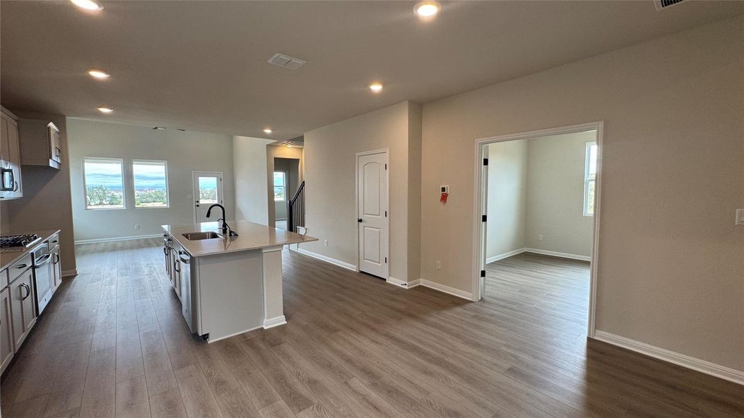 Spacious, unfurnished interior of a new home in Cannon Ranch 40s, Dripping Springs (Image 25). Spacious, unfurnished interior of a new home in Cannon Ranch 40s, Dripping Springs (Image 25).