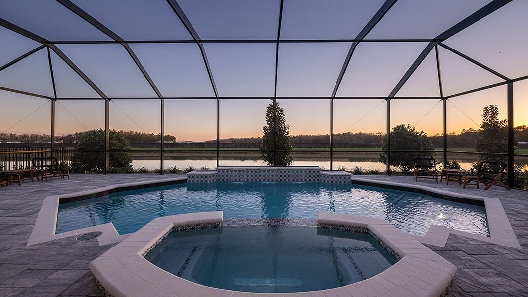 Representative exterior details of a home built from the Pallazio II by Taylor Morrison in Westview Community Group Page, Kissimmee (Image 28).