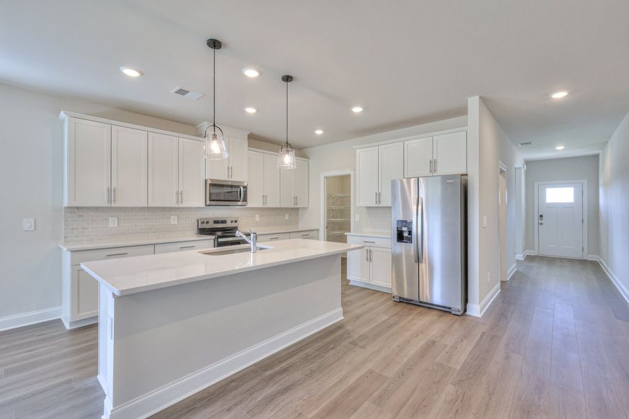 Skip takeout and prep dinner in the well-appointed kitchen.