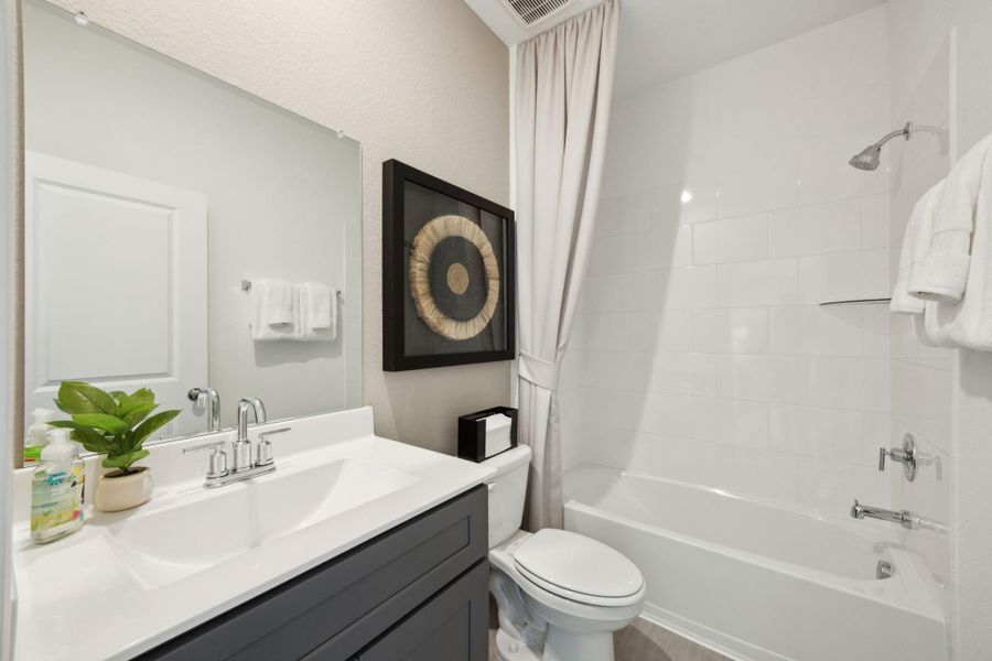 Furnished interior view inside a new home in Windcress, Cove (Image 9).