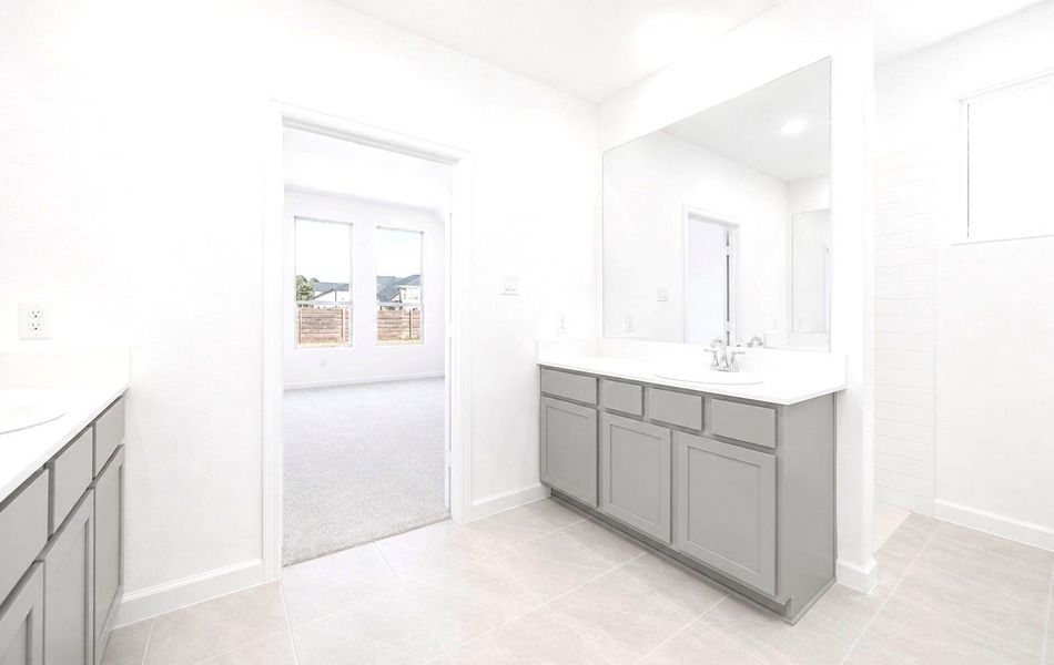 Furnished interior view inside a new home in The Trails, New Caney (Image 8).