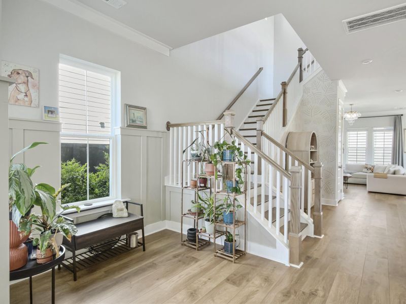 Furnished interior view inside a new home in Carnes Crossroads, Summerville (Image 42). Furnished interior view inside a new home in Carnes Crossroads, Summerville (Image 42).