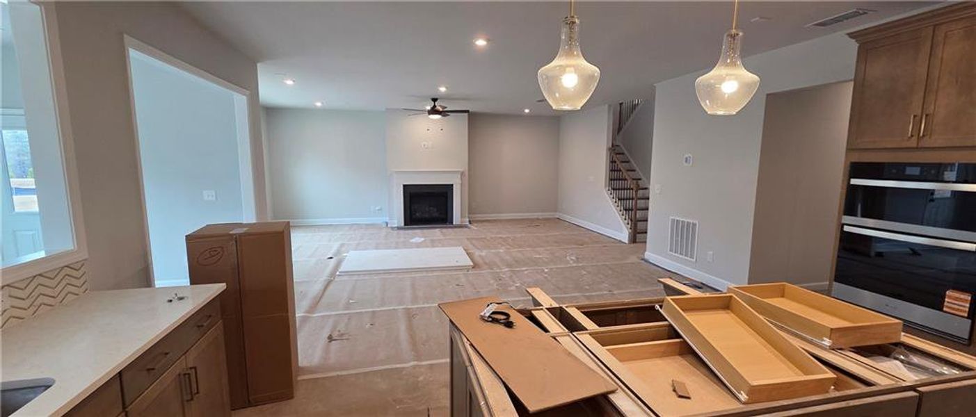 Furnished interior view inside a new home in Oakwood, Cumming (Image 6).