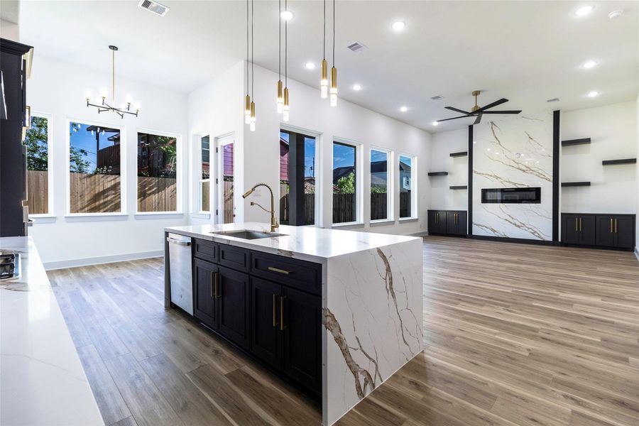 Furnished interior view inside a new home in , Houston (Image 3).