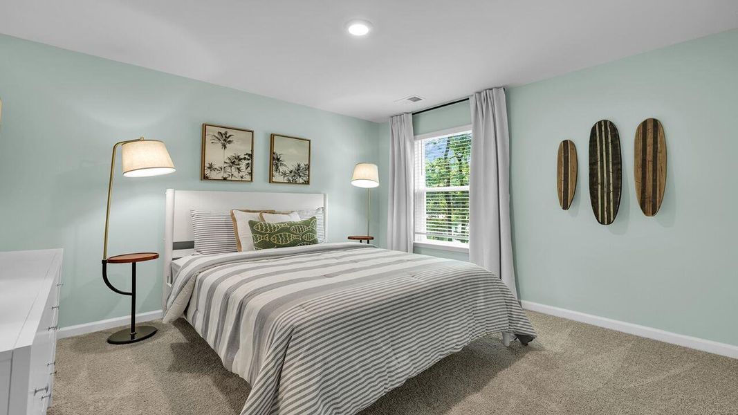 Furnished interior view inside a new home in The Cove at Mallard Crossing, Summerville (Image 12). Furnished interior view inside a new home in The Cove at Mallard Crossing, Summerville (Image 12).