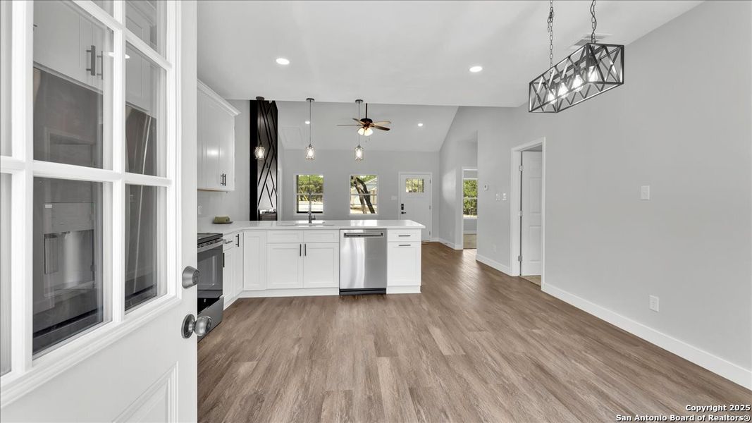 Furnished interior view inside a new home in , Bandera (Image 3). Furnished interior view inside a new home in , Bandera (Image 3).