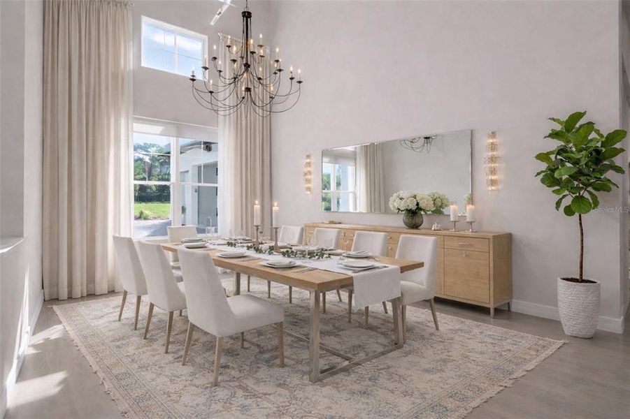 Furnished interior view inside a new home in , Kissimmee (Image 5). Furnished interior view inside a new home in , Kissimmee (Image 5).