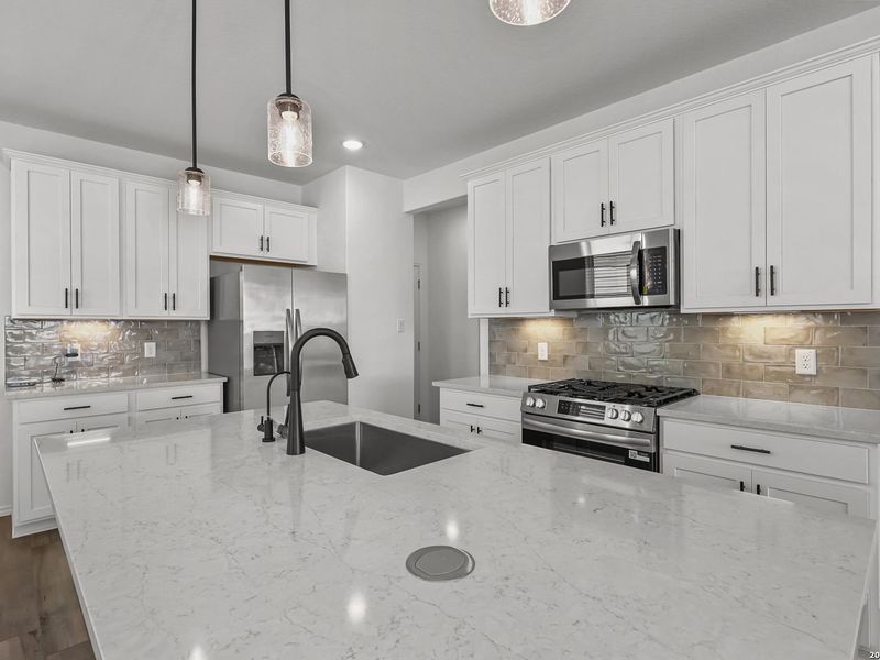 Furnished interior view inside a new home in Meadows at Oak Creek, San Antonio (Image 7).