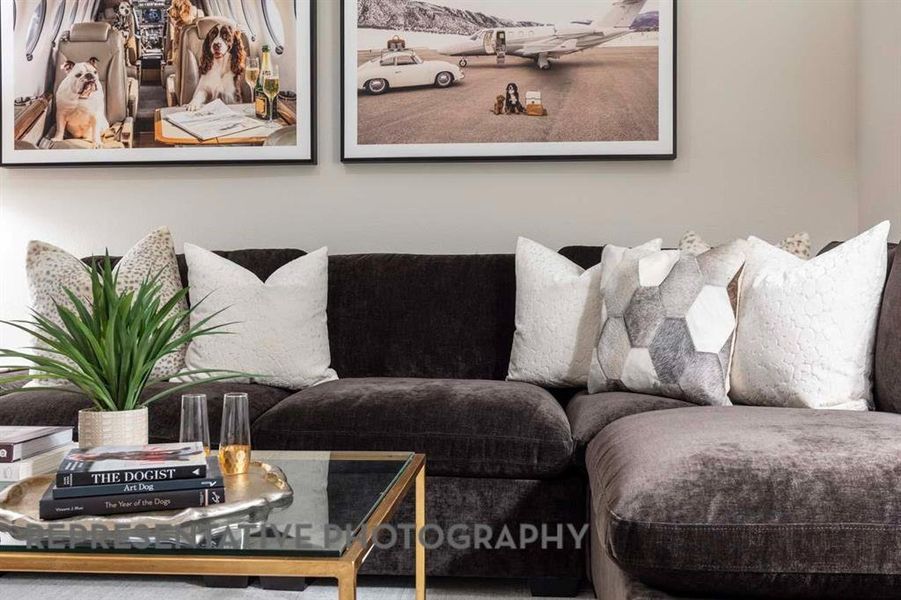 Furnished interior view inside a new home in Pecan Square, Northlake (Image 14).