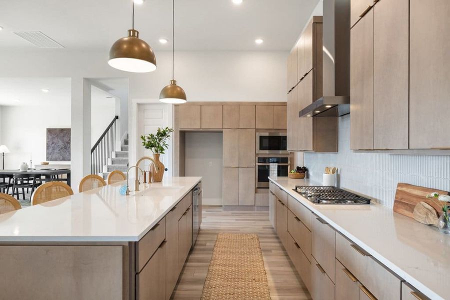 Furnished interior view inside a new home in Lariat, Liberty Hill (Image 9).