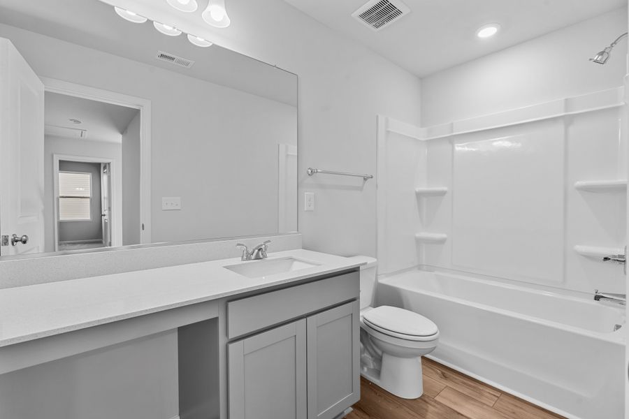 Furnished interior view inside a new home in Bell West, Kernersville (Image 12). Furnished interior view inside a new home in Bell West, Kernersville (Image 12).