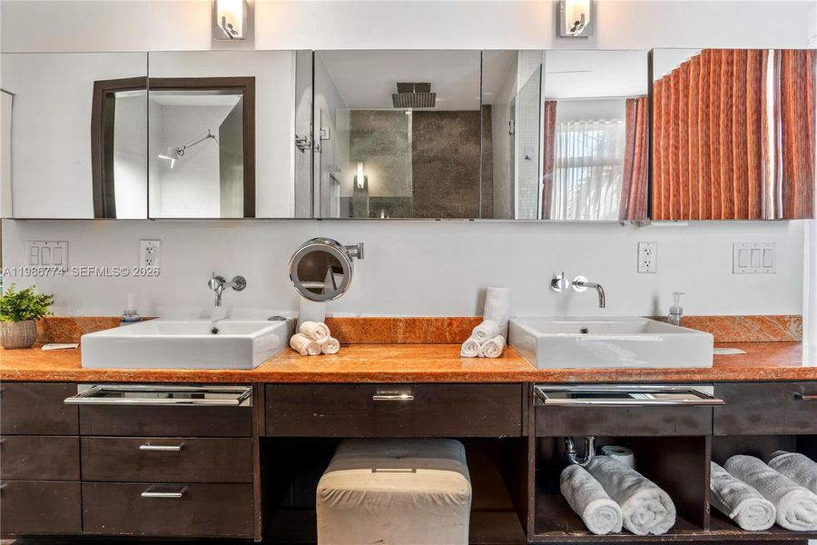Furnished interior view inside a new home in , Miami (Image 28).