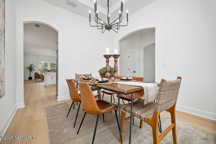 Furnished interior view inside a new home in , Melrose (Image 8).