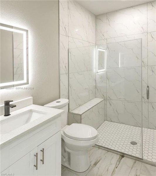 Furnished interior view inside a new home in , Lehigh Acres (Image 6).