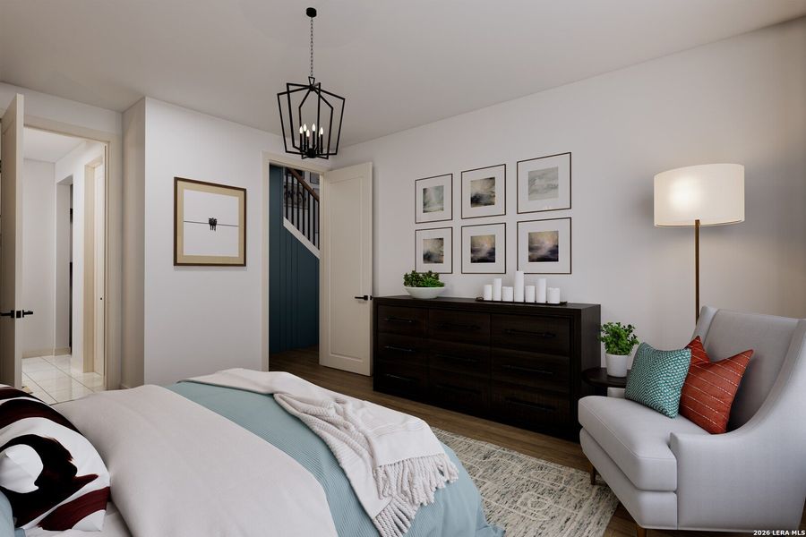 Furnished interior view inside a new home in Meyer Ranch – Select Reserve Series, New Braunfels (Image 10).