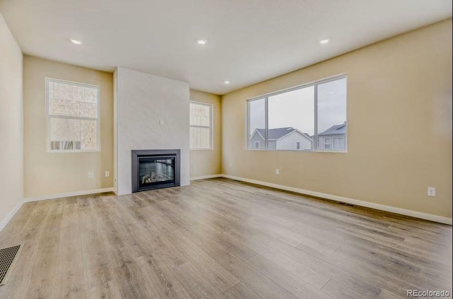 Sierra A - Family Room - Picture not of actual home