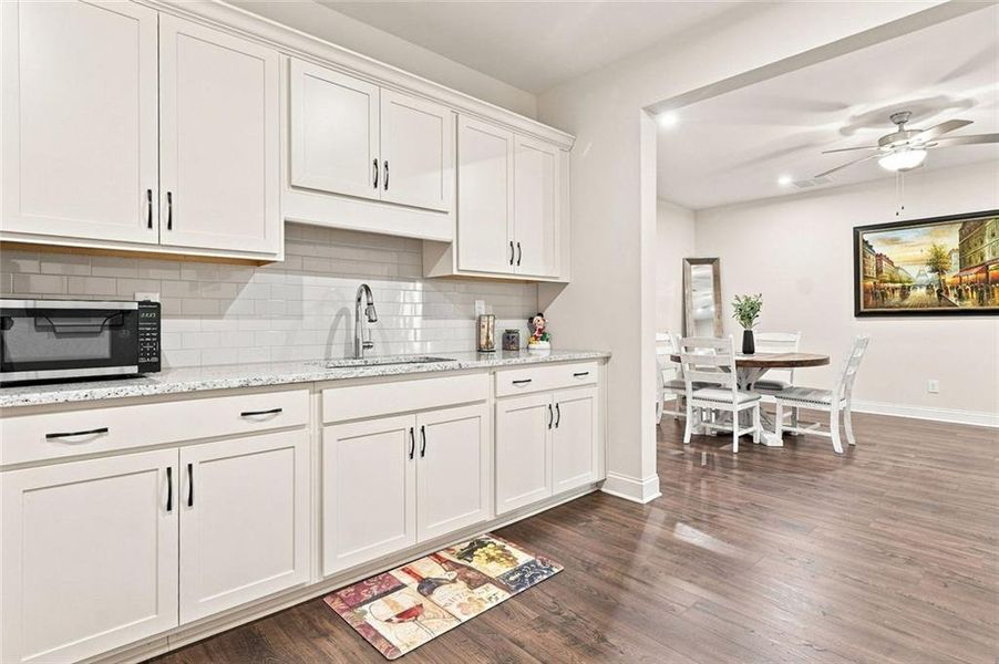 Furnished interior view inside a new home in , Ellijay (Image 32).