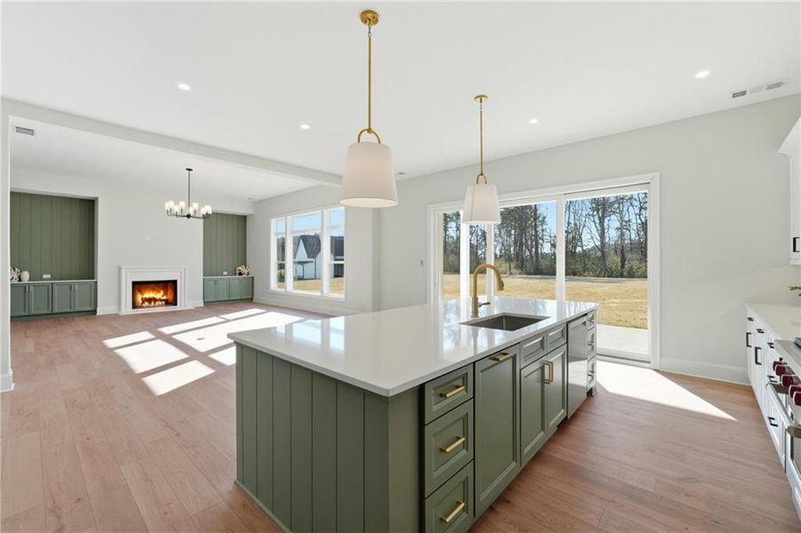 Furnished interior view inside a new home in , Rydal (Image 11).