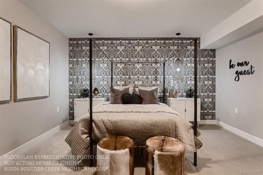 Furnished interior view inside a new home in , Broomfield (Image 32).