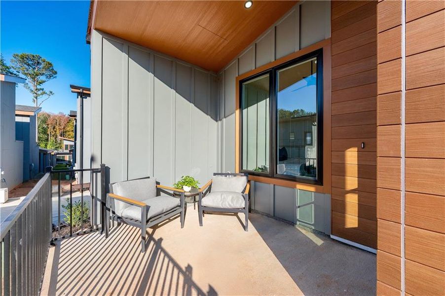Exterior details and patio area of a home in , Union City (Image 23). Exterior details and patio area of a home in , Union City (Image 23).