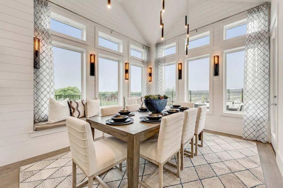 Furnished interior view inside a new home in Wellspring Estates, Celina (Image 10). Furnished interior view inside a new home in Wellspring Estates, Celina (Image 10).