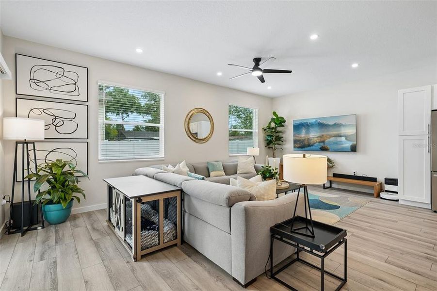 Furnished interior view inside a new home in , St. Petersburg (Image 47).