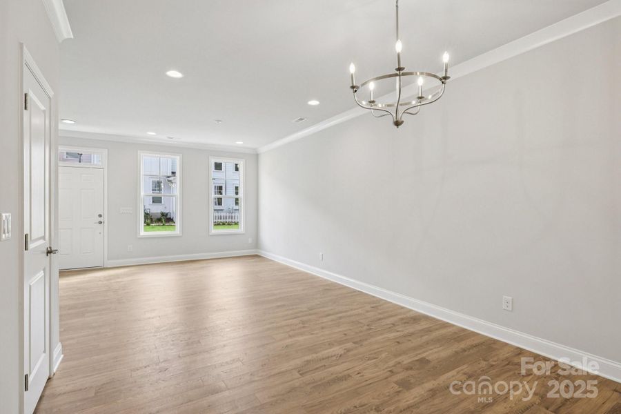 Spacious, unfurnished interior of a new home in , Huntersville (Image 10).