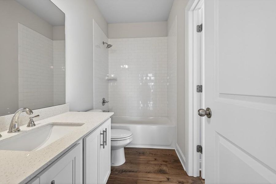 Furnished interior view inside a new home in Hemingway, Flowery Branch (Image 12).