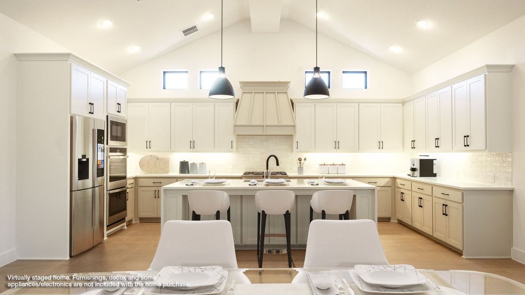 Furnished interior view inside a new home in Parkside On The River West 70'/80', Georgetown (Image 5).