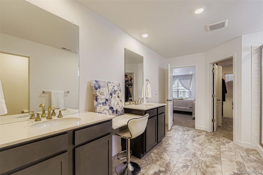 Furnished interior view inside a new home in Newlin Crossing, Parker (Image 16).